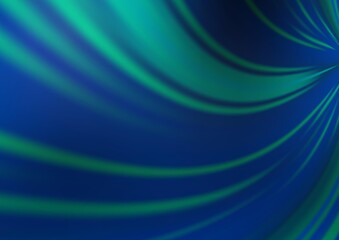 Fototapeta premium Light BLUE vector blurred bright template.