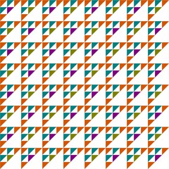 Barn quilt pattern, Quilting blocks, Patchwork design, Abstract geometric tile Vector illustration