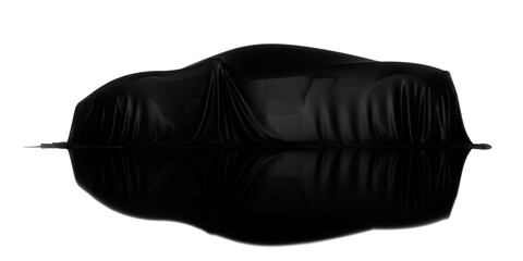 Racing car black mirror covered