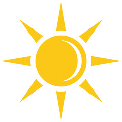 

Flower like sun with thin and thick rays giving the symbol of mayan sun 
