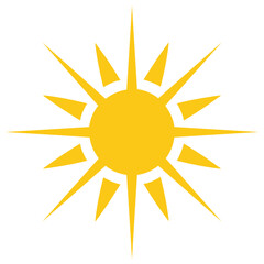 

Flower like sun with thin and thick rays giving the symbol of mayan sun 

