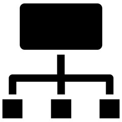 Fototapeta premium Database devices having cloud in the background to give cloud server notion 