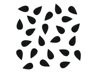 sunflower seeds bag icon vector illustration eps10