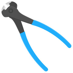 
Serrated jaws attached to handles in scissor shape showcasing pump plier shape
