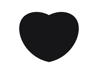 heart on black