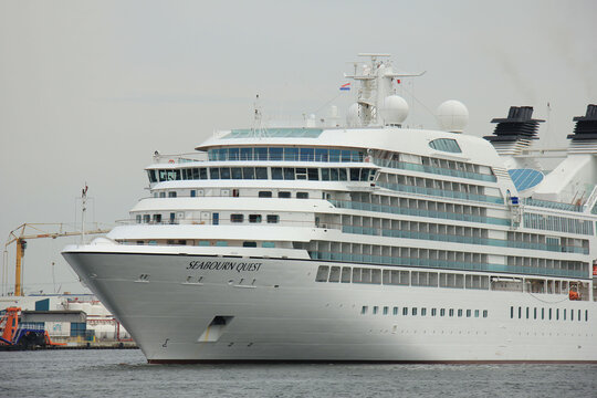 Velsen, the Netherlands - mei 10th 2016: Seabourn Quest
