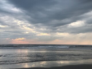 Fototapeta premium sunset on the beach