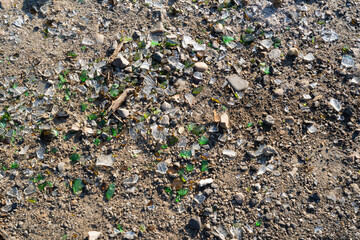 Broken glass
