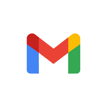 Gmail logo. Google product. Icon of logotype gmail. Editorial vector illustration. Vinnitsa, Ukraine - October 19, 2020