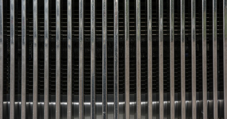 Radiator or a coolant from a car or powerplant or an engine as a background