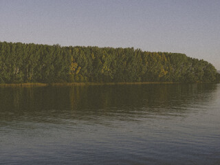 together into the river