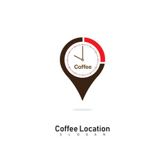 Coffee Logo Design Location Time 