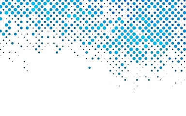 Light BLUE vector background with bubbles.