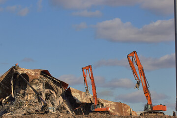 destruction of buildings, special equipment and tactics of demolition or demolition of large...