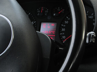 Interior of a car
