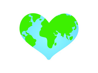 heart shaped globe