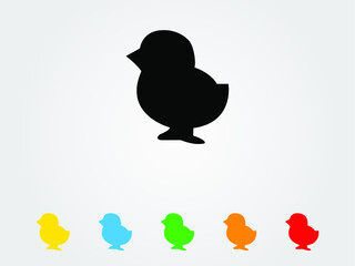 chicken icon vector illustration eps10