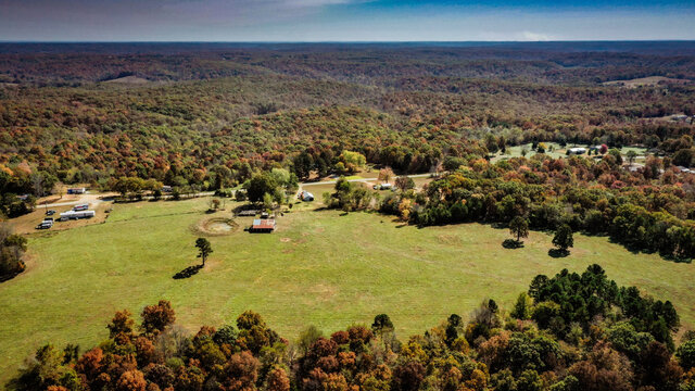 farm in Missouri drone aerial photography