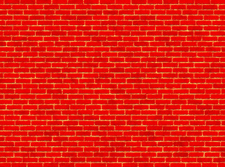 Fototapeta na wymiar red small brick wall background