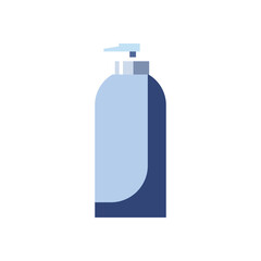Soap dispenser flat style icon vector design