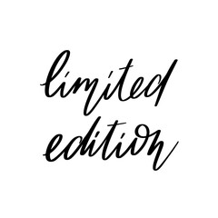 Vector hand drawn lettering isolated. Template for card, poster, banner, print for t-shirt, pin, badge, patch.