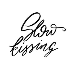 Vector hand drawn lettering isolated. Template for card, poster, banner, print for t-shirt, pin, badge, patch.