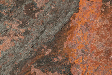Gray orange merge surface stone texture. Solid concept. Abstract natural pattern for design....
