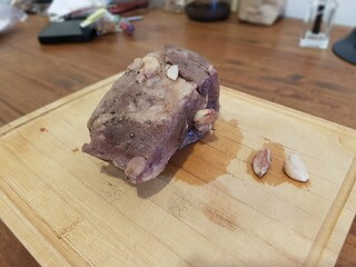 Sous vide pork