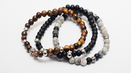 Isolated bracelet of beads