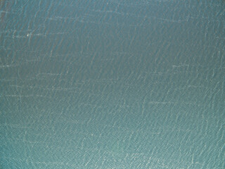 Top view aerial photo from flying drone of amazing nature view of beautiful sea waves. 