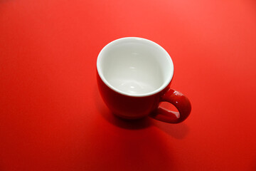Close up of empty glass 