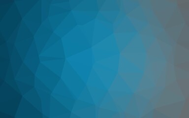 Fototapeta premium Light BLUE vector blurry triangle texture.