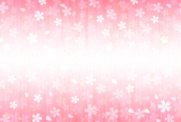 桜　和柄　年賀状　背景