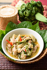 Northern Thai food (Kaeng Khae), local and cultural food that is unique of Thailand	
