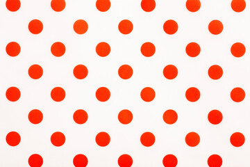 赤いドットの模様