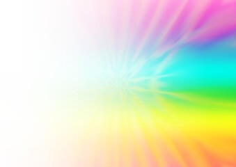 Obraz premium Light Multicolor, Rainbow vector blurred and colored template.