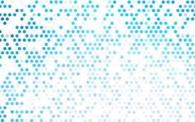 Light BLUE vector layout with hexagonal shapes.