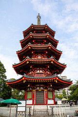 川崎太師　平間寺　五重塔　五重の塔　川崎太師平間寺　川崎太師平間寺薬師殿　薬師殿　薬師如来