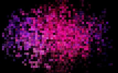 Dark Pink, Blue vector template with crystals, rectangles.