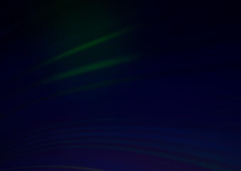 Dark Black vector abstract blurred template.