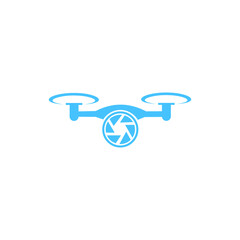 illustration logo drone icon templet