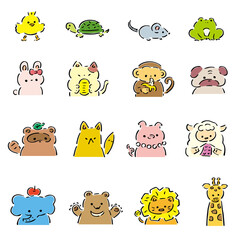 かわいい動物たちアイコン © hyakukichi