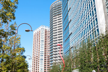 大崎のマンション群