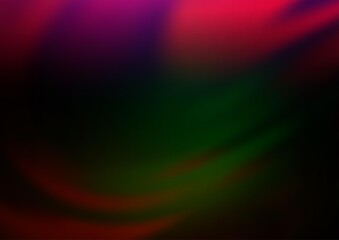 Obraz premium Dark Multicolor, Rainbow vector blurred and colored background.