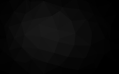 Fototapeta premium Dark Silver, Gray vector polygon abstract layout.