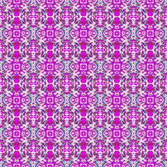 Modern Abstract Medallion. Purple, Pink, Lavender 