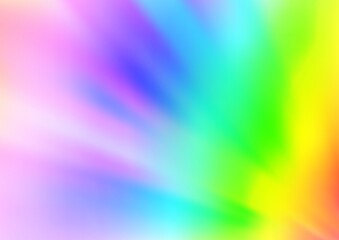 Light Multicolor, Rainbow vector blurred bright background.