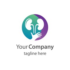 Fototapeta premium Kidney care logo images