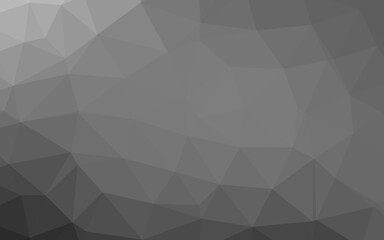 Light Silver, Gray vector low poly layout.