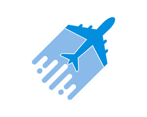 Flight airplane with faster turbo